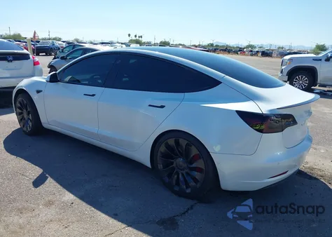 2022 Tesla Model 3 Performance Dual Motor All-Wheel Drive from USA, damaged, VIN 5YJ3E1EC3NF196953